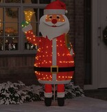 VidaXL Kerstman met 200 LED Warmwit 100 x 180 cm Stof