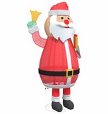 VidaXL Kerstman met 200 LED Warmwit 100 x 180 cm Stof