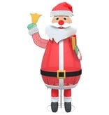 VidaXL Kerstman met 200 LED Warmwit 100 x 180 cm Stof