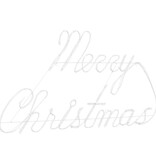 VidaXL Kerstbord met 216 LED Rood 99 x 55 x 13 cm IJzer