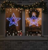 VidaXL Kerstster met 72 LED Koud Wit 51.5 x 50 x 0.65 cm IJzer