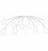 VidaXL Kerstster met 432 LED Multikleur 180 x 57 cm PVC