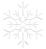 VidaXL Kerstsneeuwvlok met 180 LED Warmwit 56 x 49 x 0.7 cm PVC