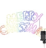 VidaXL Kerstbord met 240 LED Multikleur 100 x 50 cm PVC