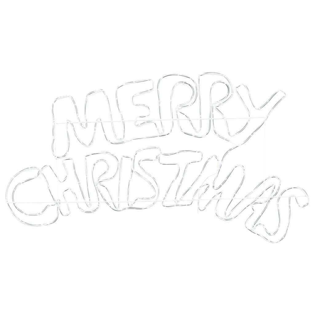 VidaXL Kerstbord met 240 LED Multikleur 100 x 50 cm PVC