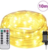 VidaXL Touwenlicht met 240 LED Warmwit 10 m PVC