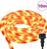 VidaXL Touwenlicht met 240 LED Warmwit 10 m PVC