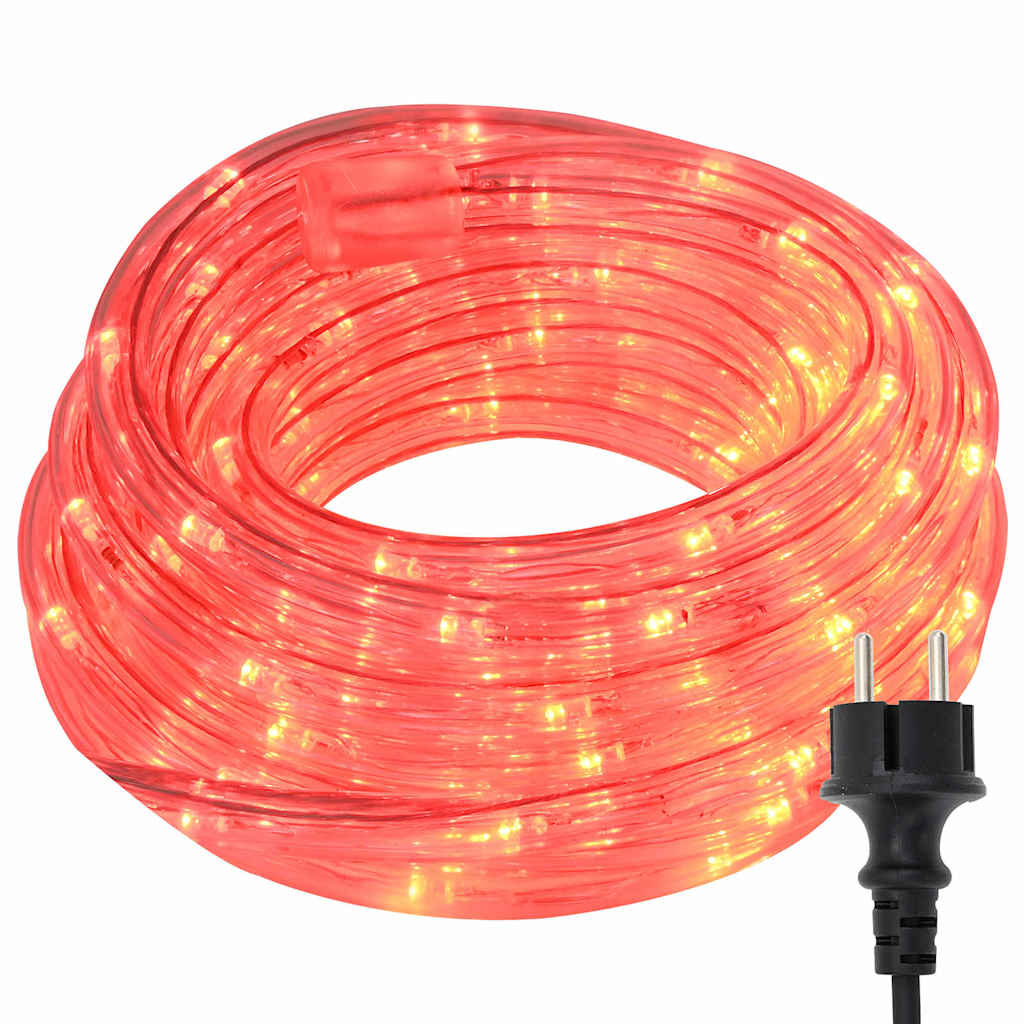 VidaXL Touwenlicht met 2400 LED Rood 100 m PVC