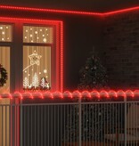 VidaXL Touwenlicht met 240 LED Rood 10 m PVC