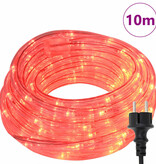 VidaXL Touwenlicht met 240 LED Rood 10 m PVC