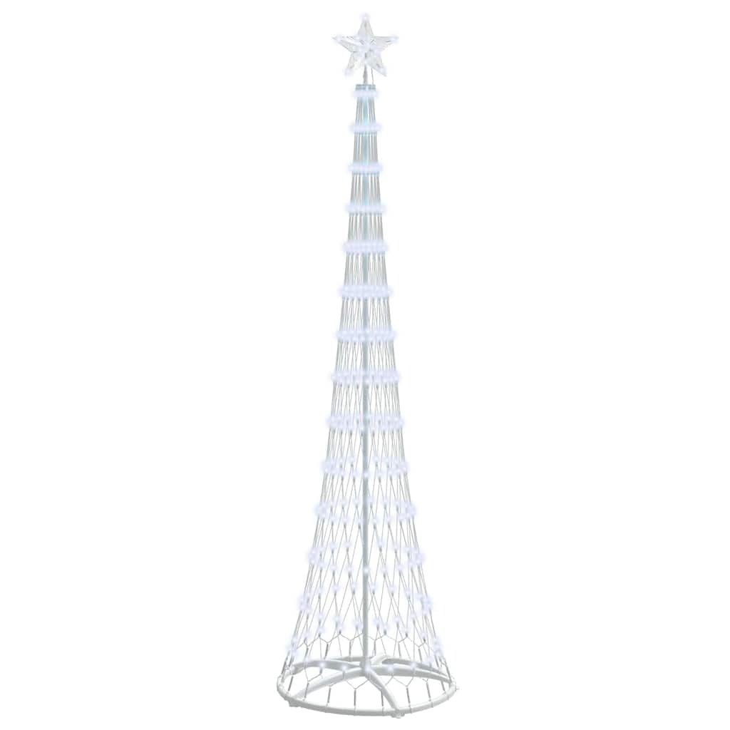 VidaXL LED Kerstboom met 290 LED Koudwit 70 x 70 x 250 cm Metaal