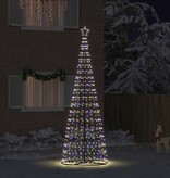 VidaXL LED Kerstboom met 800 LED met standaard Multikleur 400 cm IJzer