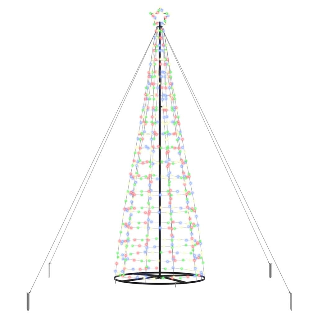 VidaXL LED Kerstboom met 800 LED met standaard Multikleur 400 cm IJzer