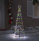 VidaXL LED Kerstboom met 390 LED met standaard Multikleur 250 cm IJzer