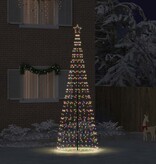 VidaXL LED Kerstboom met 800 LED Multikleur 400 cm IJzer