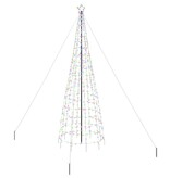 VidaXL LED Kerstboom met 800 LED Multikleur 400 cm IJzer