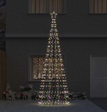 VidaXL LED Kerstboom met 800 LED Multikleur 400 cm IJzer