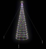 VidaXL LED Kerstboom met 800 LED Multikleur 400 cm IJzer