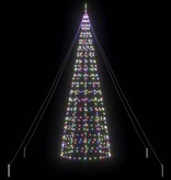 VidaXL LED Kerstboom met 800 LED Multikleur 400 cm IJzer