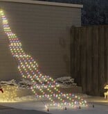 VidaXL LED Kerstboom met 276 LED Multikleur 511 cm Metaal