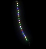 VidaXL LED Kerstboom met 112 LED Multikleur 182 cm Metaal