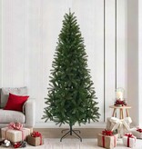 VidaXL Kunstkerstboom met standaard Groen 240 cm PVC, PE en staal
