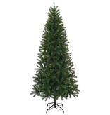 VidaXL Kunstkerstboom met standaard Groen 240 cm PVC, PE en staal