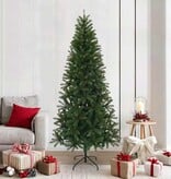 VidaXL Kunstkerstboom met standaard Groen 210 cm PVC, PE en staal
