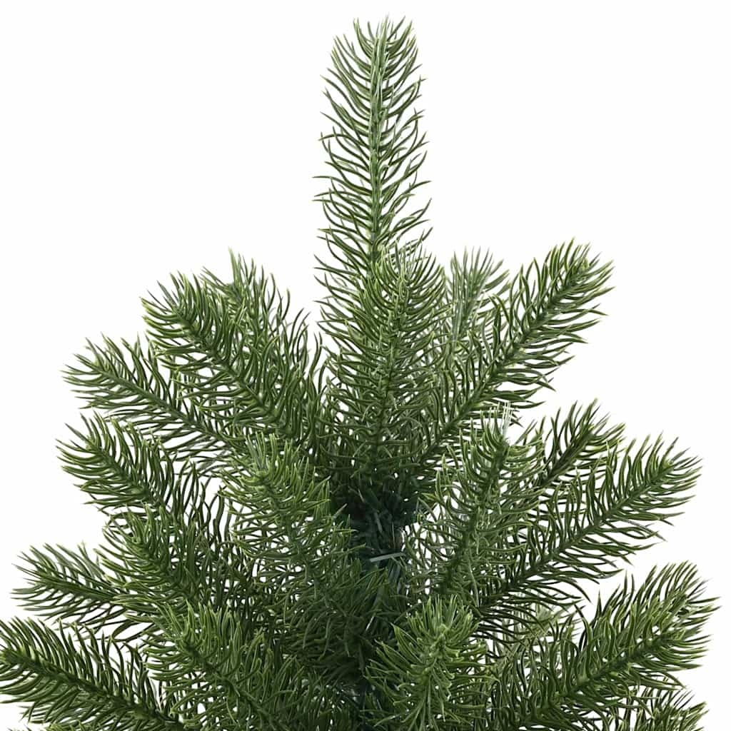 VidaXL Kunstkerstboom met standaard Groen 210 cm PVC, PE en staal