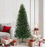 VidaXL Kunstkerstboom met standaard Groen 180 cm PVC, PE en staal