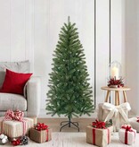 VidaXL Kunstkerstboom met standaard Groen 150 cm PVC, PE en staal