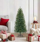 VidaXL Kunstkerstboom met standaard Groen 120 cm PVC, PE en staal