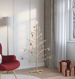VidaXL Houten kerstboom Naturel 150 cm Massief grenenhout