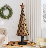 VidaXL Kerstboom met standaard Bruin 150 cm Massief teakhout
