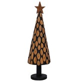 VidaXL Kerstboom met standaard Bruin 150 cm Massief teakhout