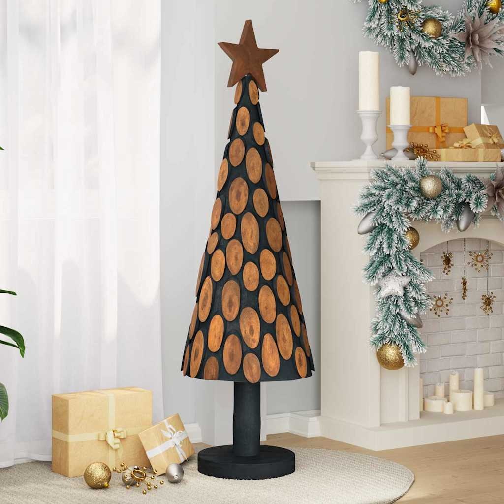 VidaXL Kerstboom met standaard Bruin 150 cm Massief teakhout