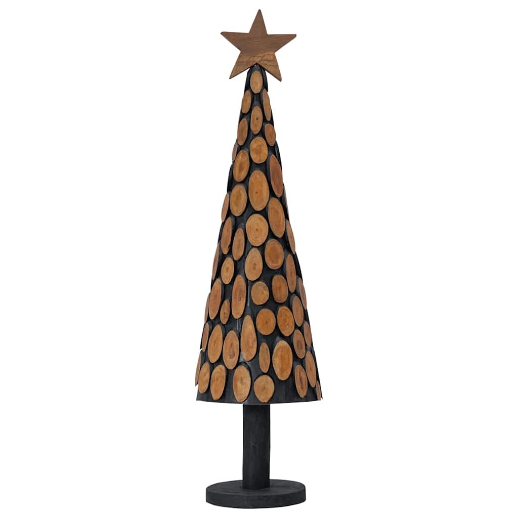 VidaXL Kerstboom met standaard Bruin 120 cm Massief teakhout