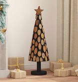 VidaXL Kerstboom met standaard Bruin 90 cm Massief teakhout