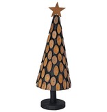 VidaXL Kerstboom met standaard Bruin 90 cm Massief teakhout