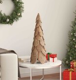 VidaXL Kerstboom met standaard Bruin 80 cm Massief teakhout