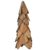 VidaXL Kerstboom met standaard Bruin 50 cm Massief teakhout