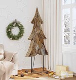 VidaXL Kerstboom met standaard Bruin 180 cm Massief teakhout