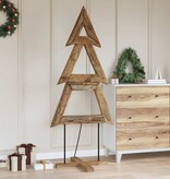 VidaXL Kerstboom met standaard Bruin 180 cm Massief teakhout