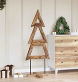 VidaXL Kerstboom met standaard Bruin 150 cm Massief teakhout