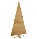 VidaXL Kerstbomen met standaard Bruin 210 cm Massief grenenhout