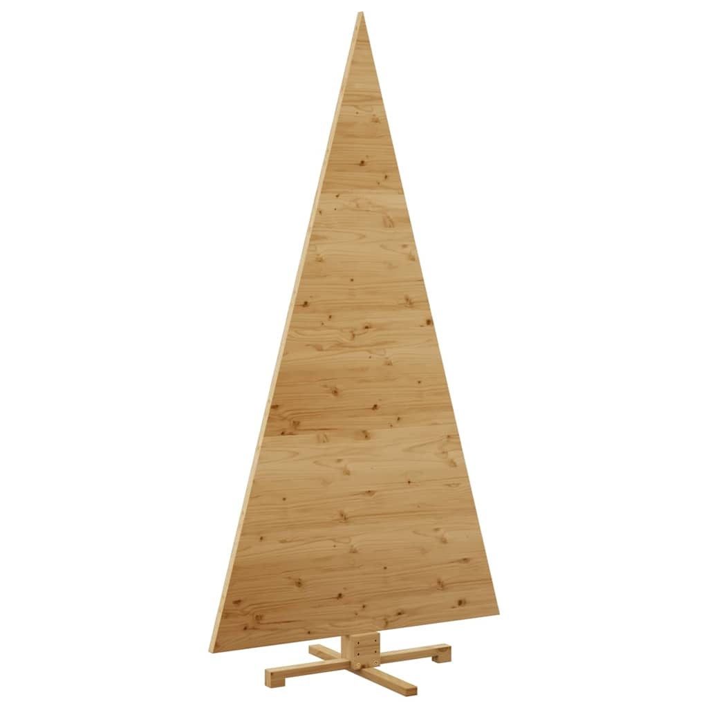 VidaXL Kerstbomen met standaard Bruin 210 cm Massief grenenhout