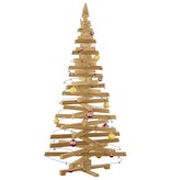 VidaXL Kerstbomen met standaard Bruin 180 cm Massief grenenhout