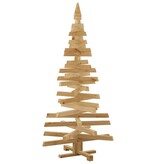 VidaXL Kerstbomen met standaard Bruin 150 cm Massief grenenhout