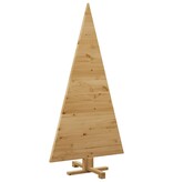 VidaXL Kerstbomen met standaard Bruin 150 cm Massief grenenhout