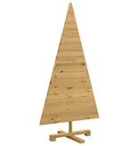 VidaXL Kerstbomen met standaard Bruin 120 cm Massief grenenhout